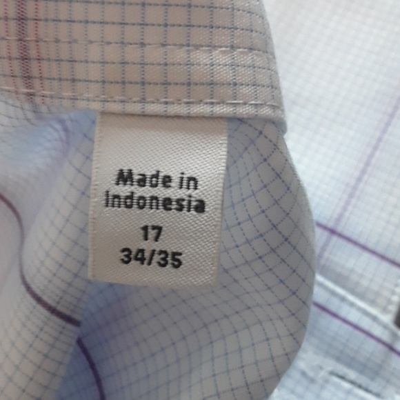 Calvin Klein Button Down Size:17 34/35 - Picture 5 of 6